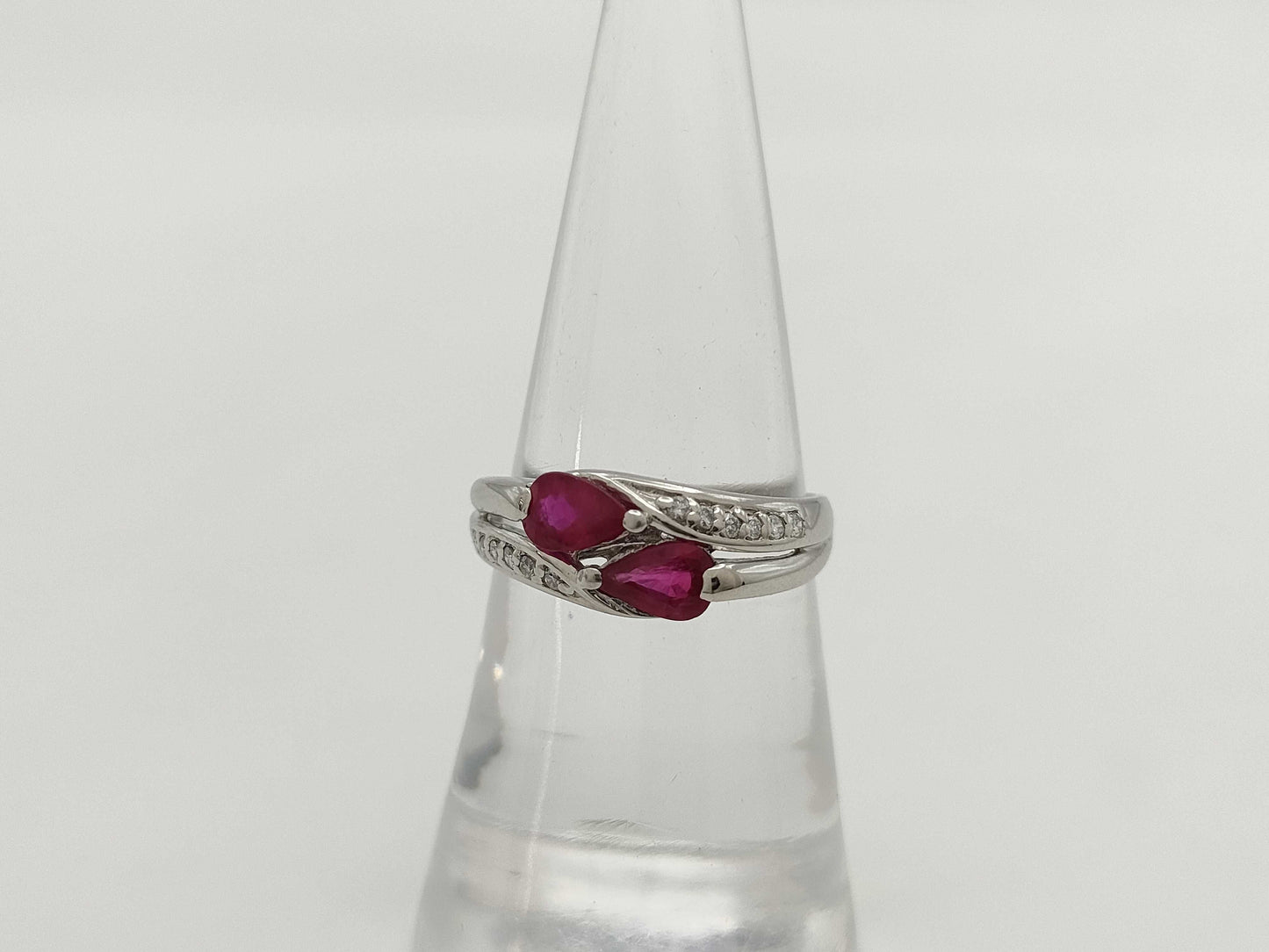 R0.81ct D0.10ct PT900 4.1g Ring