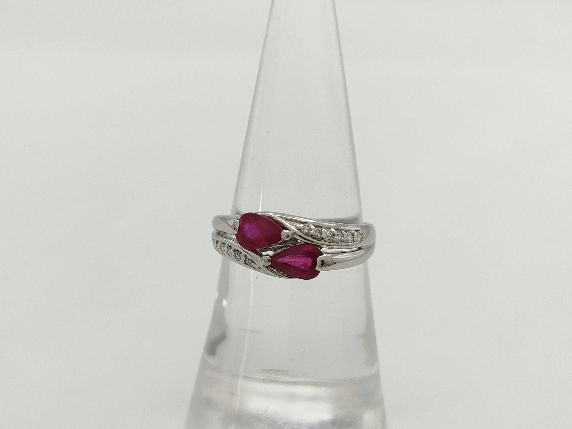 R0.81ct D0.10ct PT900 4.1g Ring