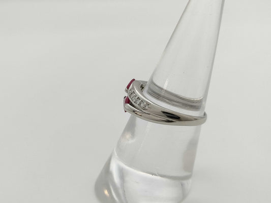 R0.81ct D0.10ct PT900 4.1g Ring
