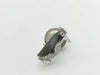 Penguin Motif R0.01ct D0.17ct K18WG 1.4g Brooch