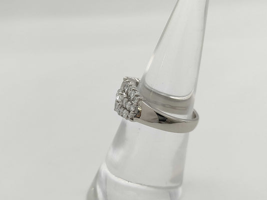 D0.42ct D0.51ct PT900 6.6g Ring