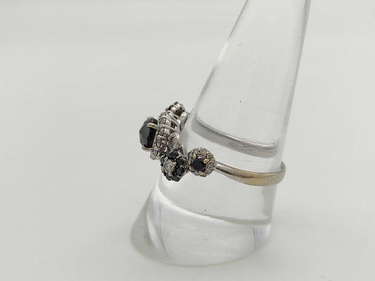 D0.86ct D0.63ct K18WG 4.2g Ring