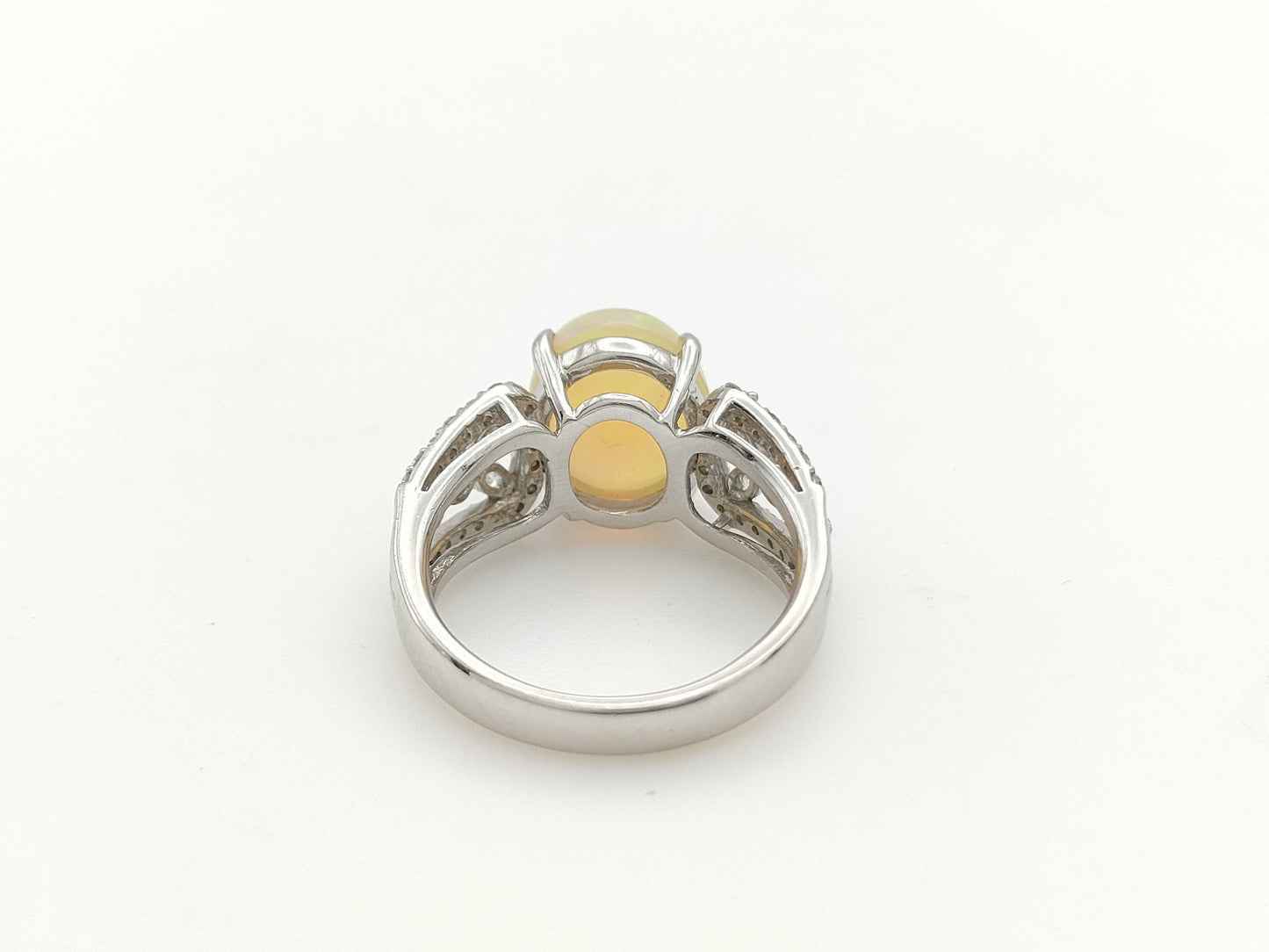 OP2.54ct D0.60ct PT900 7.8g Ring