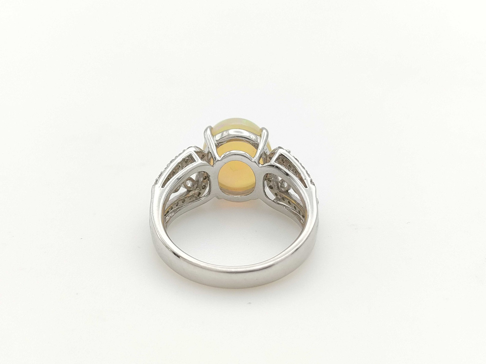 OP2.54ct D0.60ct PT900 7.8g Ring