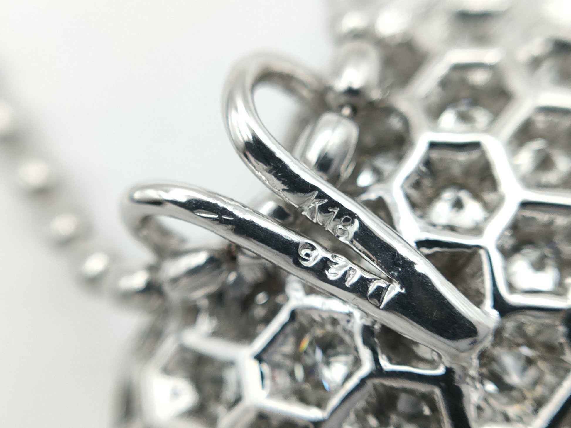 D1.26ct K18/K18WG 9.1g Necklace