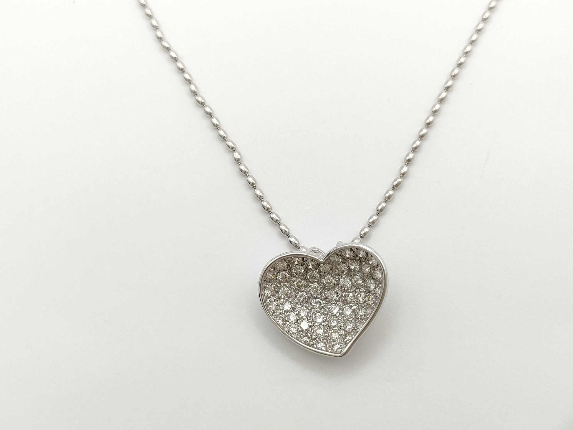 D1.26ct K18/K18WG 9.1g Necklace