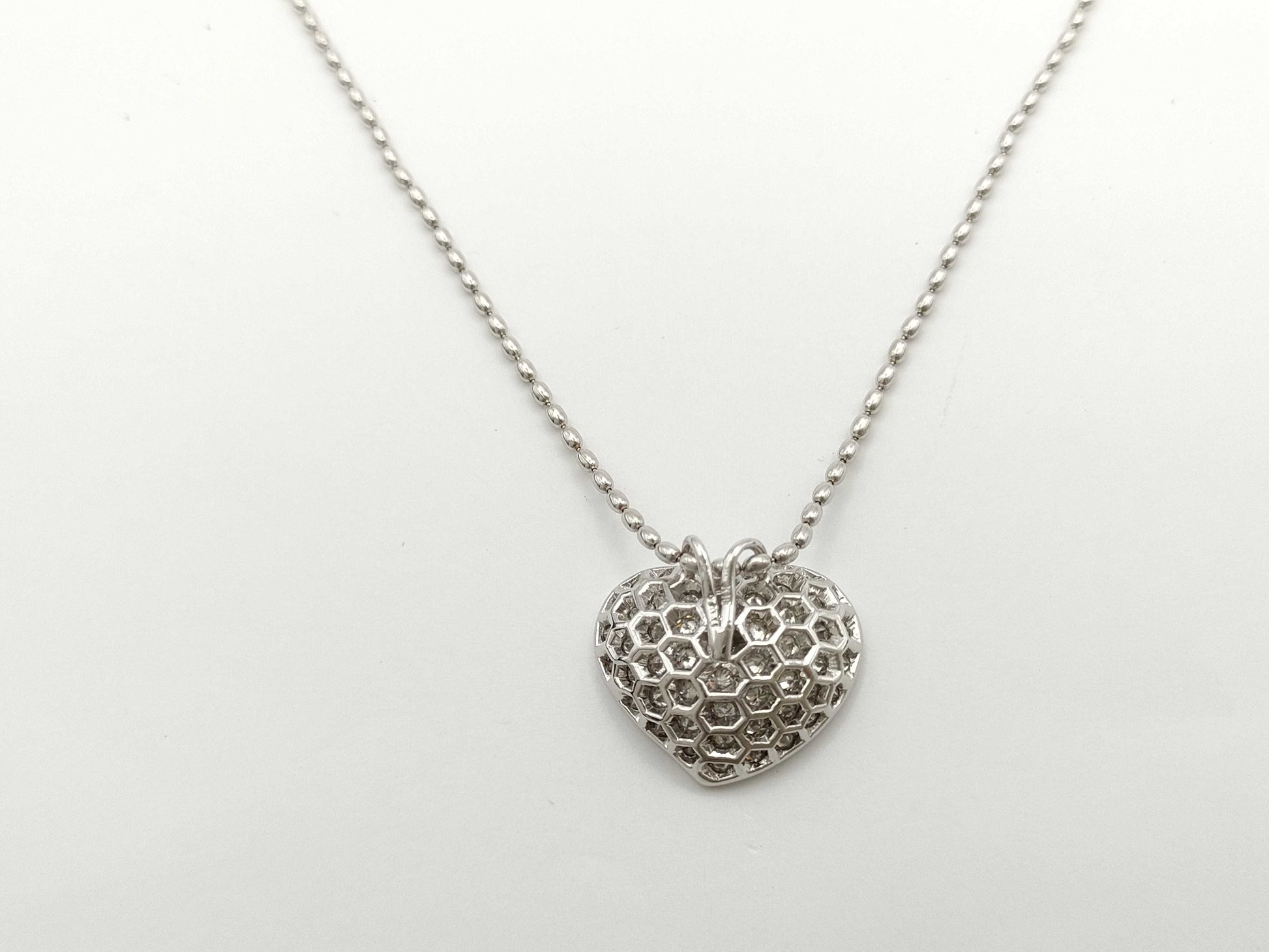 D1.26ct K18/K18WG 9.1g Necklace