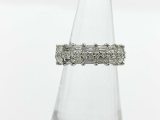 D1.26ct K18WG 6.0g Ring