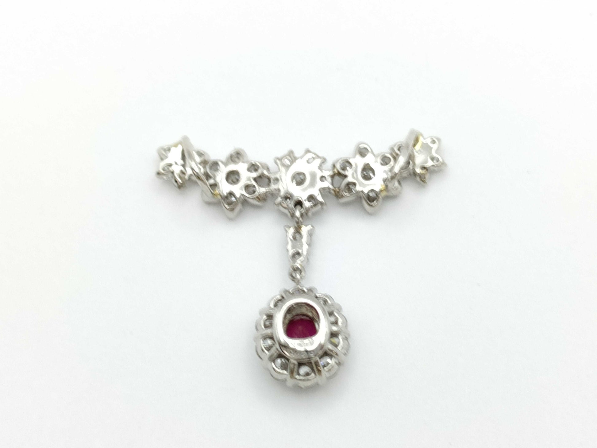 R0.58ct D1.50ct PT900 4.0g Pendant Top