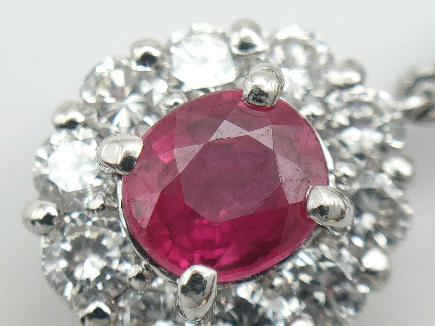 R0.58ct D1.50ct PT900 4.0g Pendant Top