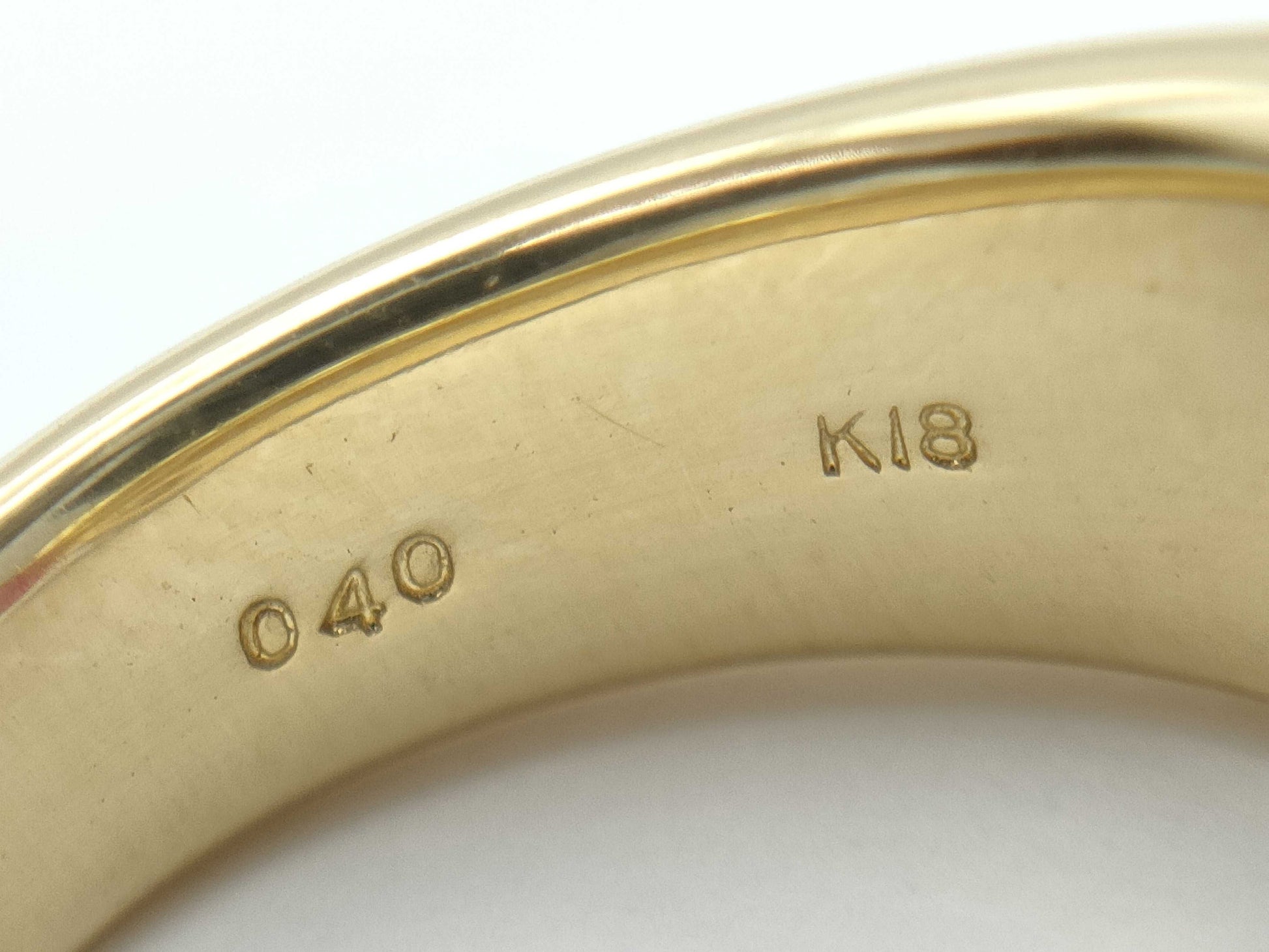 R0.53ct D0.40ct K18 9.7g Ring