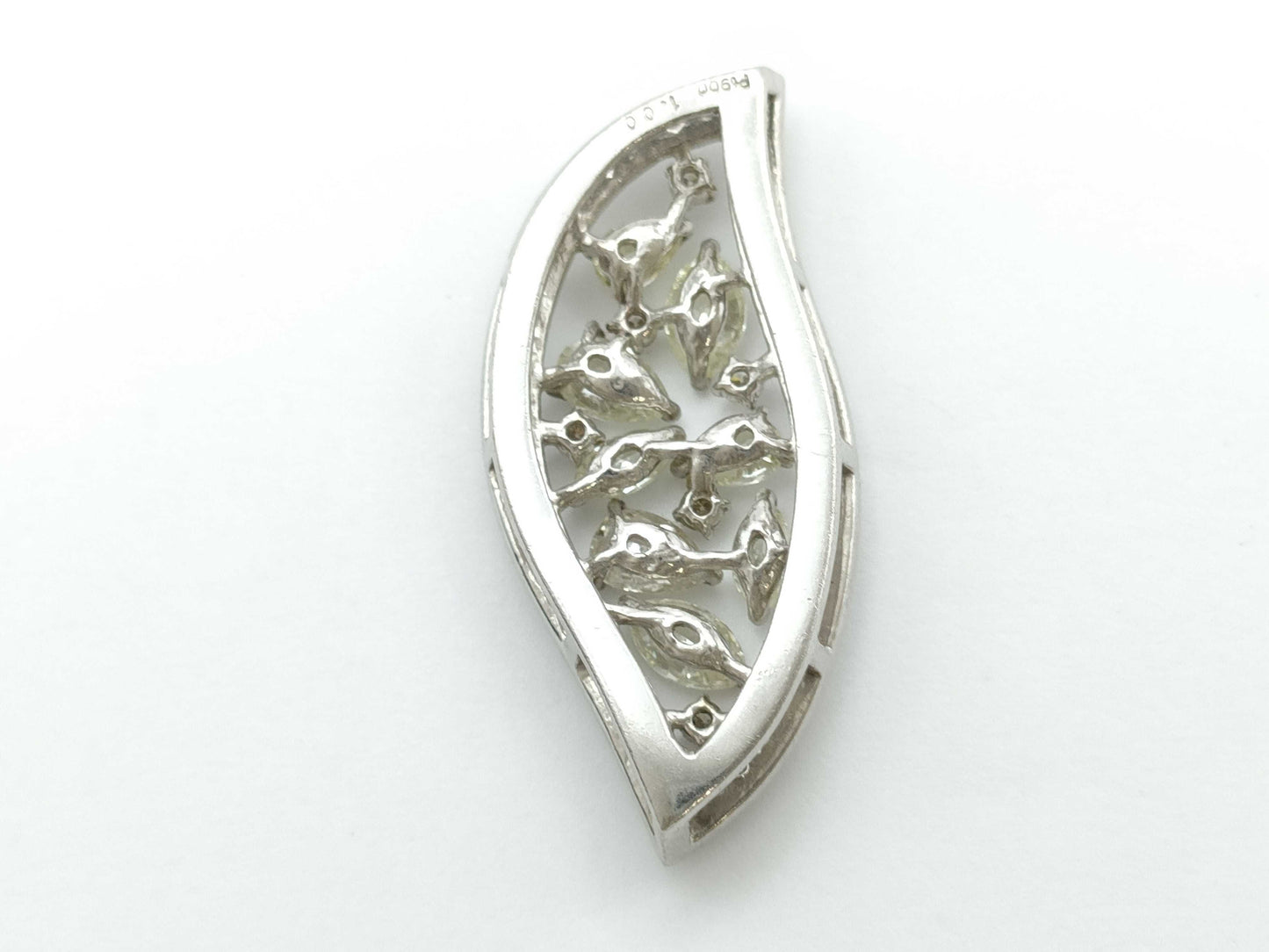 D1.00ct PT900 3.9g Pendant Top