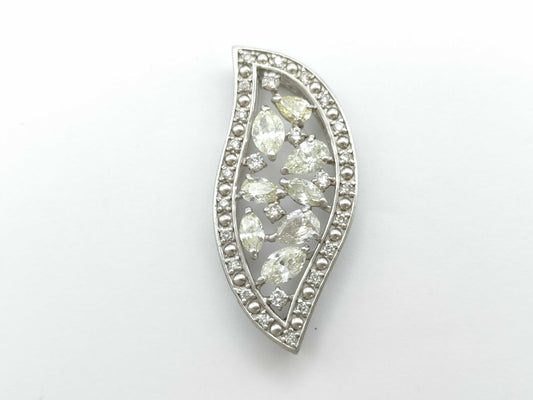 D1.00ct PT900 3.9g Pendant Top