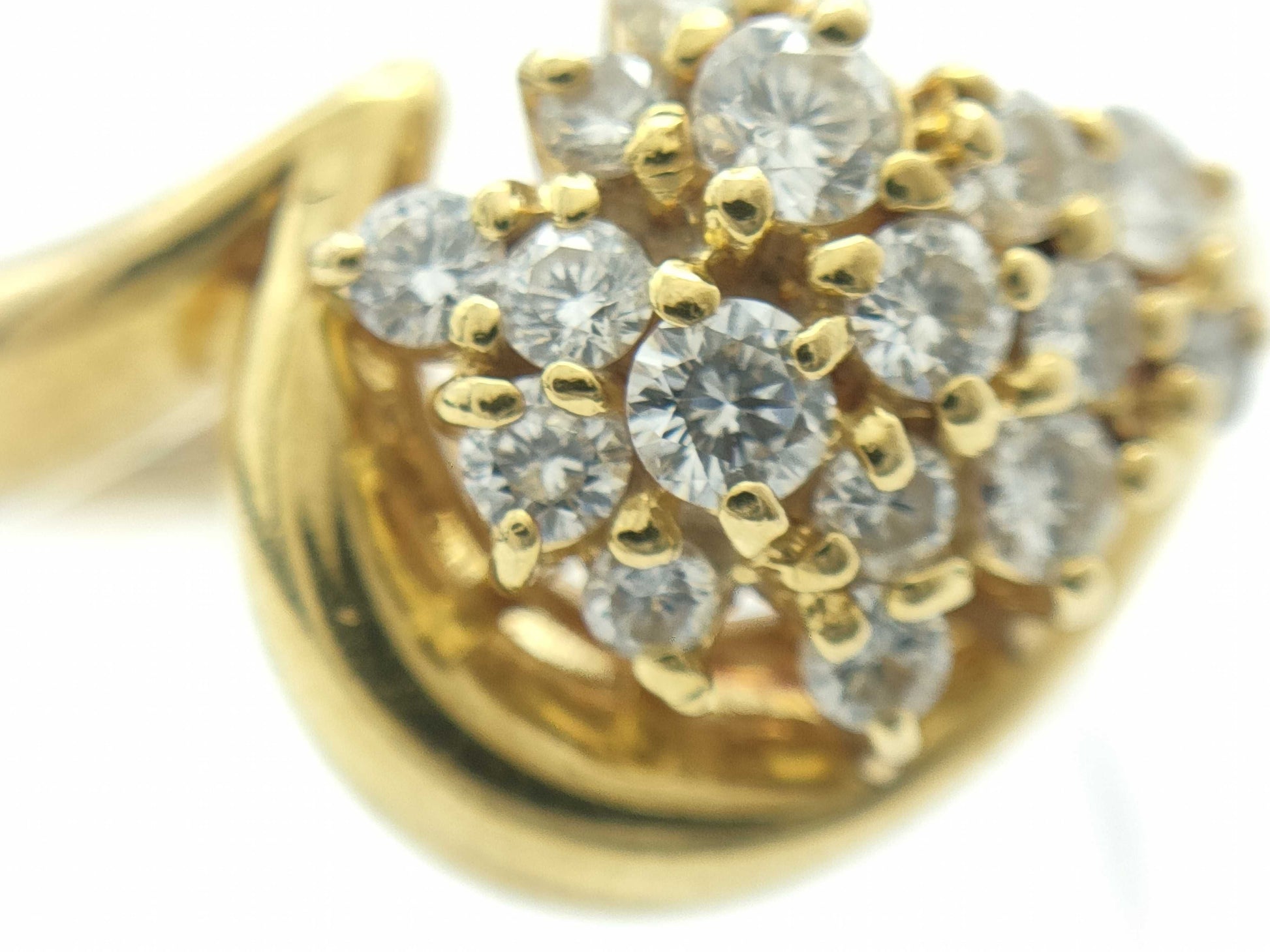 Star Sand D0.37ct K18 7.5g Ring
