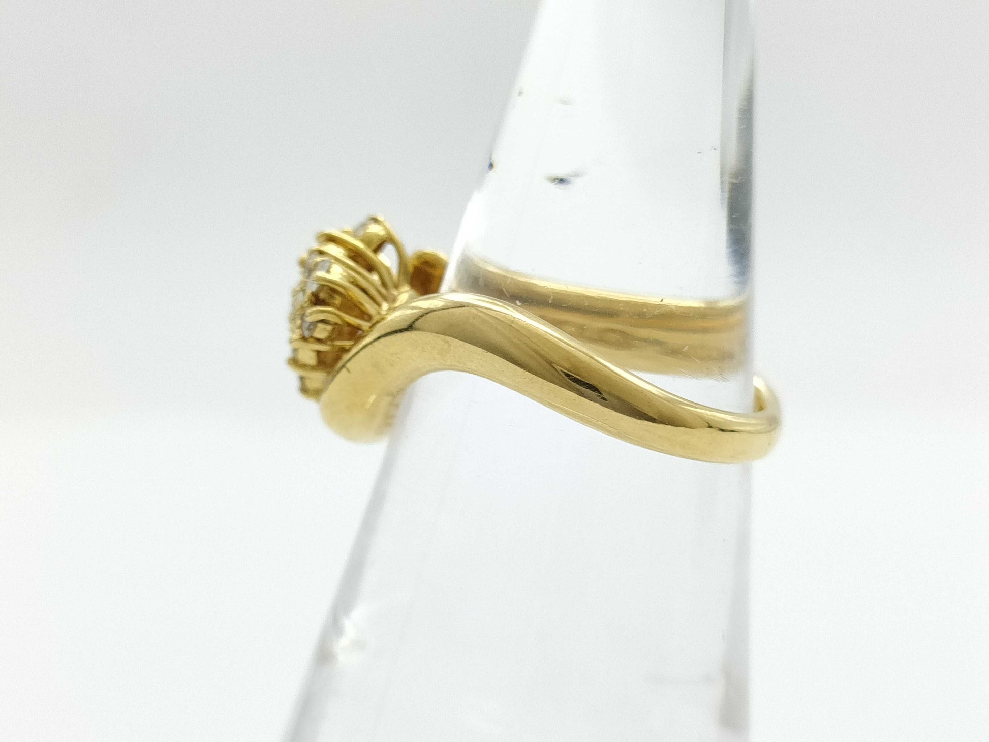 Star Sand D0.37ct K18 7.5g Ring