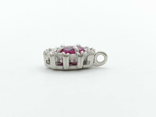 R1.15ct D0.70ct PT900 3.3g Pendant Top