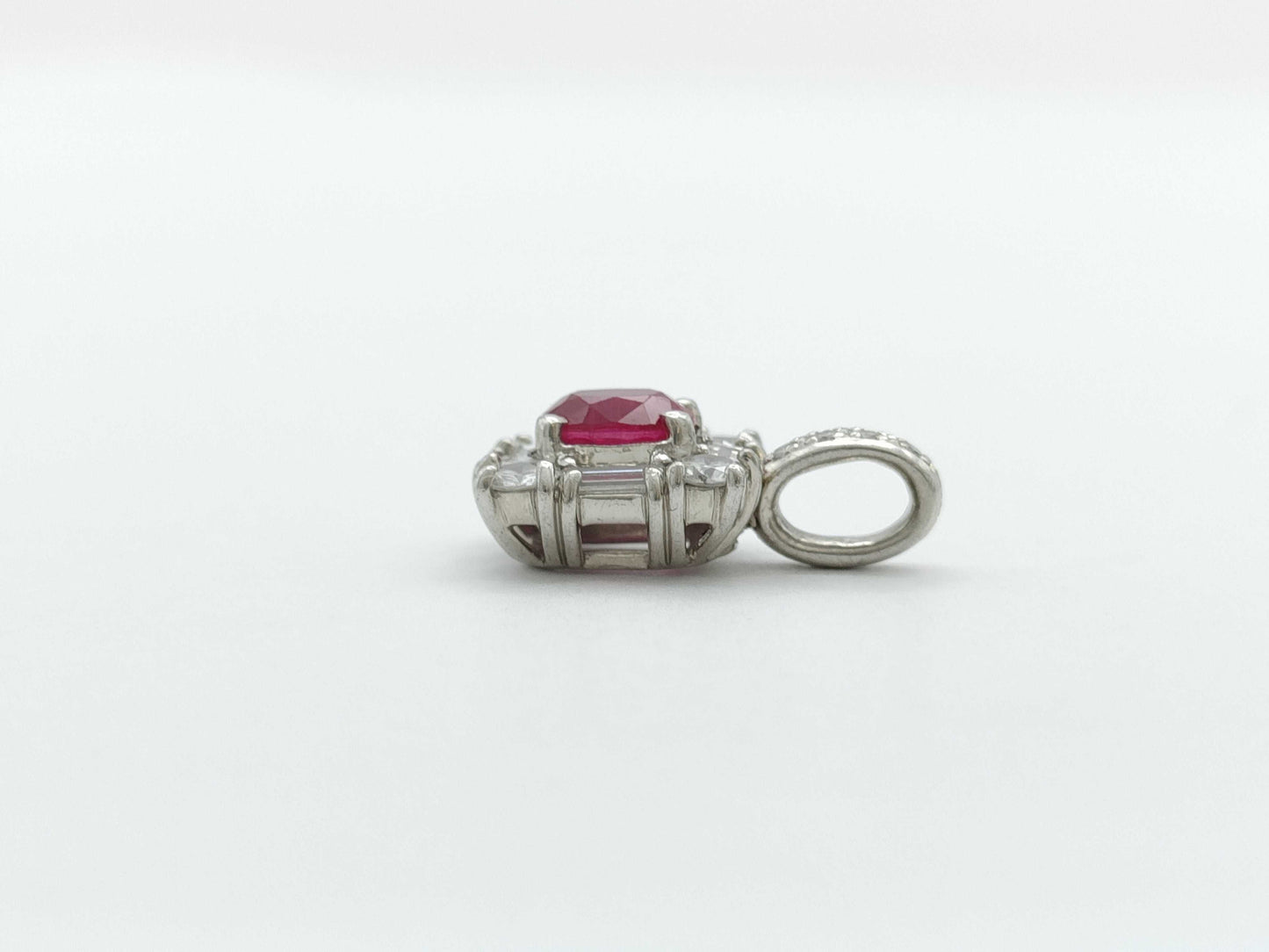 R0.77ct D0.66ct PT900 2.6g Pendant Top