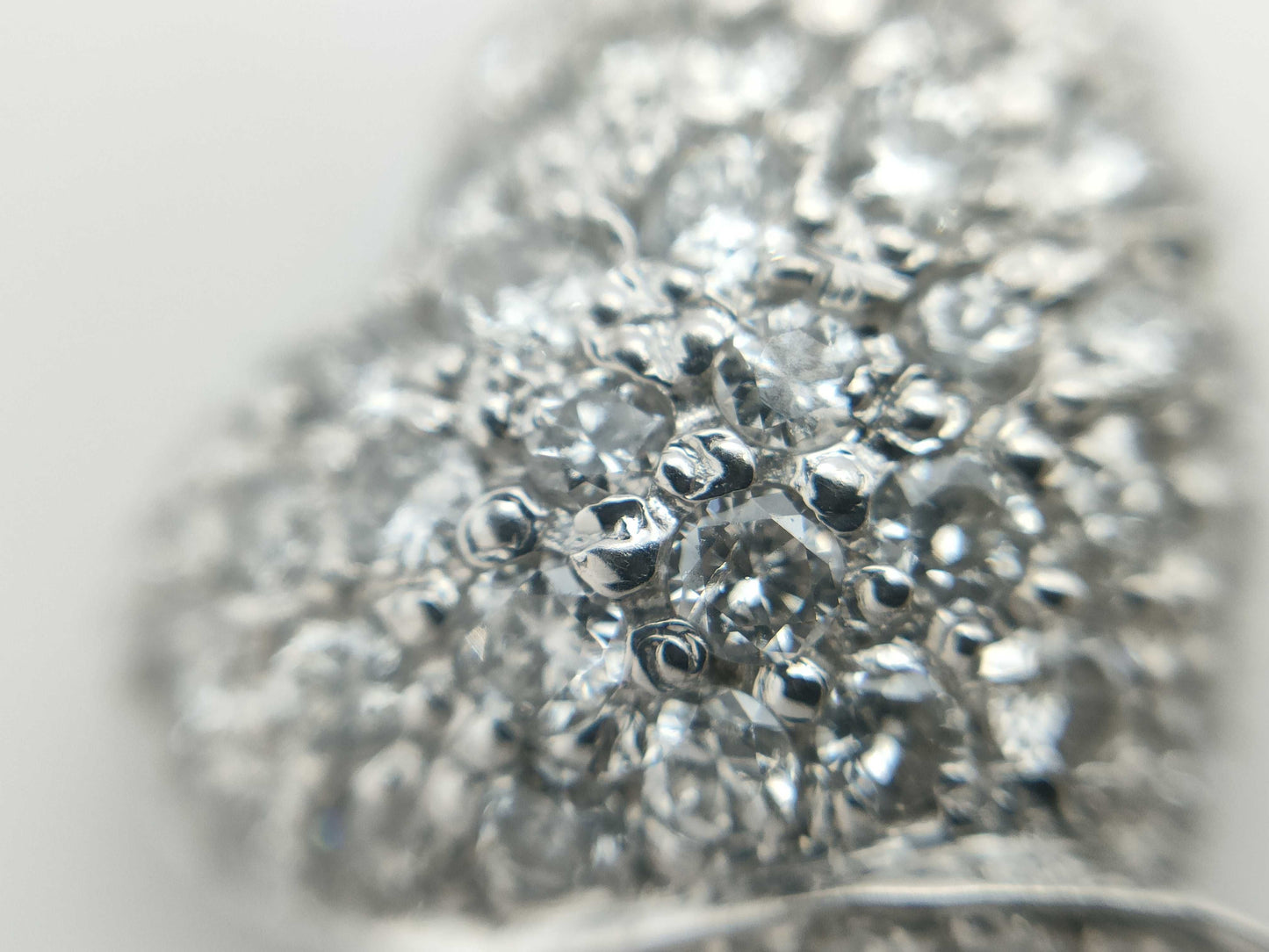 D1.00ct K18WG 3.5g Necklace