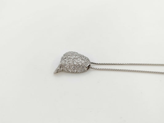 D1.00ct K18WG 3.5g Necklace