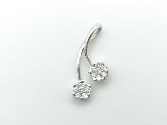 D0.50ct PT900 2.9g Pendant Top