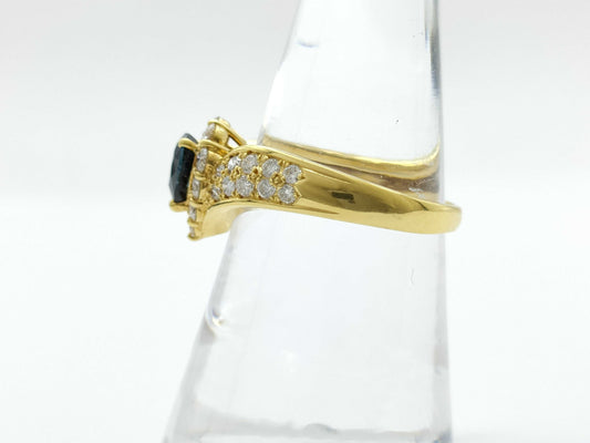 S0.72ct D0.81ct K18 4.4g Ring
