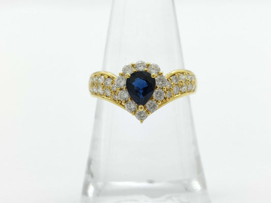 S0.72ct D0.81ct K18 4.4g Ring