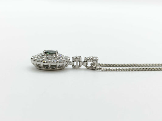 TASAKI AX0.33ct D0.75ct PT900/850 7.4g Necklace