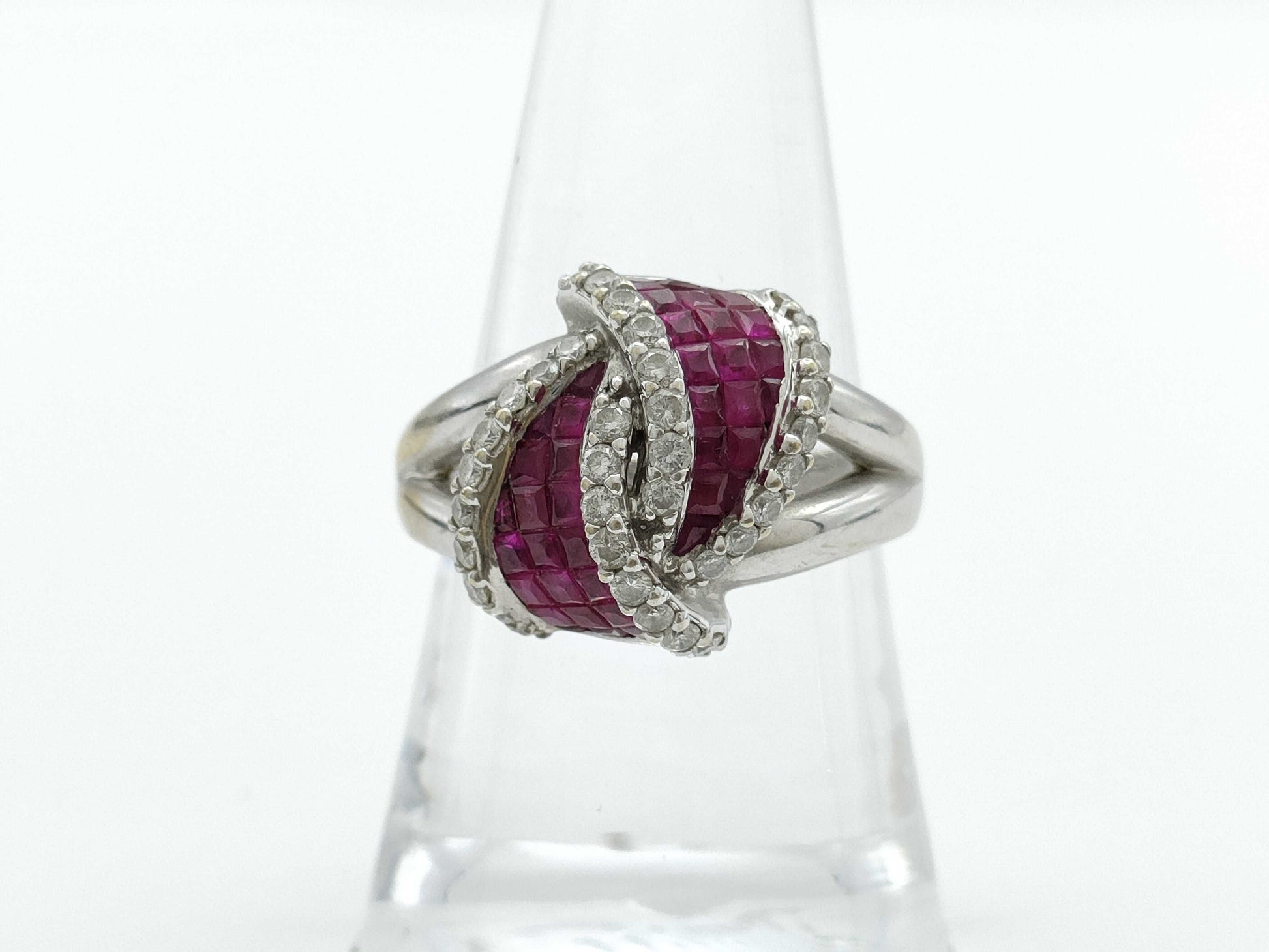 R1.45ct D0.65ct K18WG 7.5g Ring