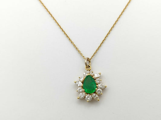 E0.78ct D1.03ct K18 4.1g Necklace