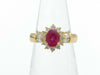 R0.79ct D0.41ct K18 3.7g Ring
