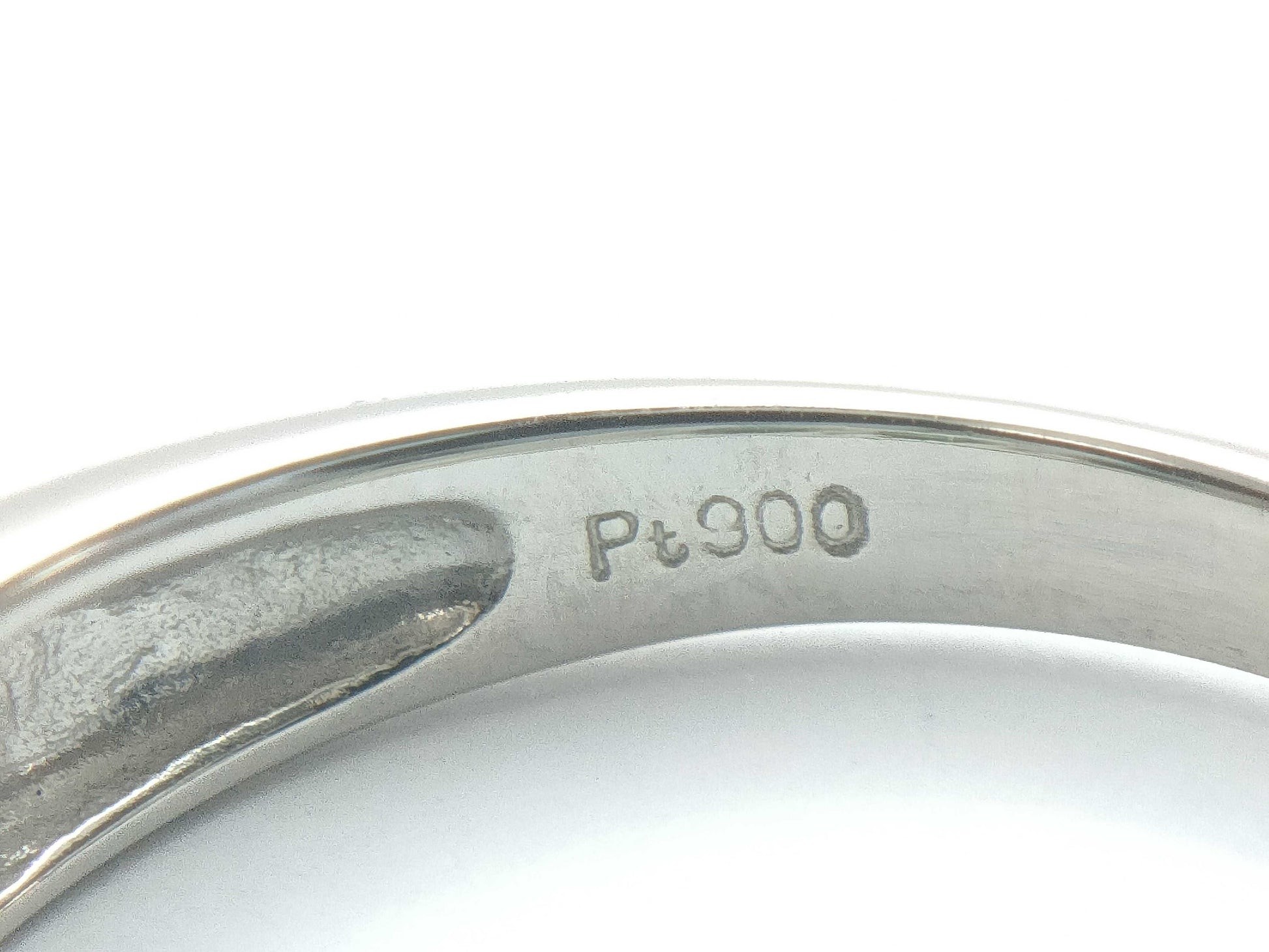 AX0.73ct D0.10ct PT900 4.3g Ring