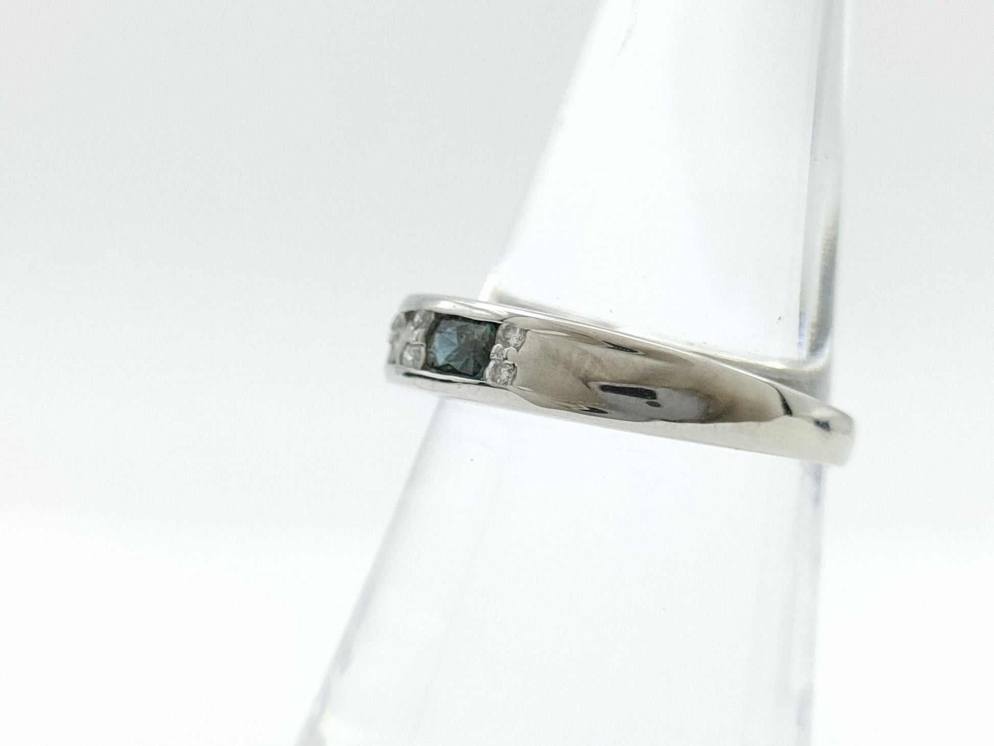 AX0.73ct D0.10ct PT900 4.3g Ring