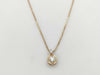 D0.205ct D0.02ct K18PG 2.5g Necklace