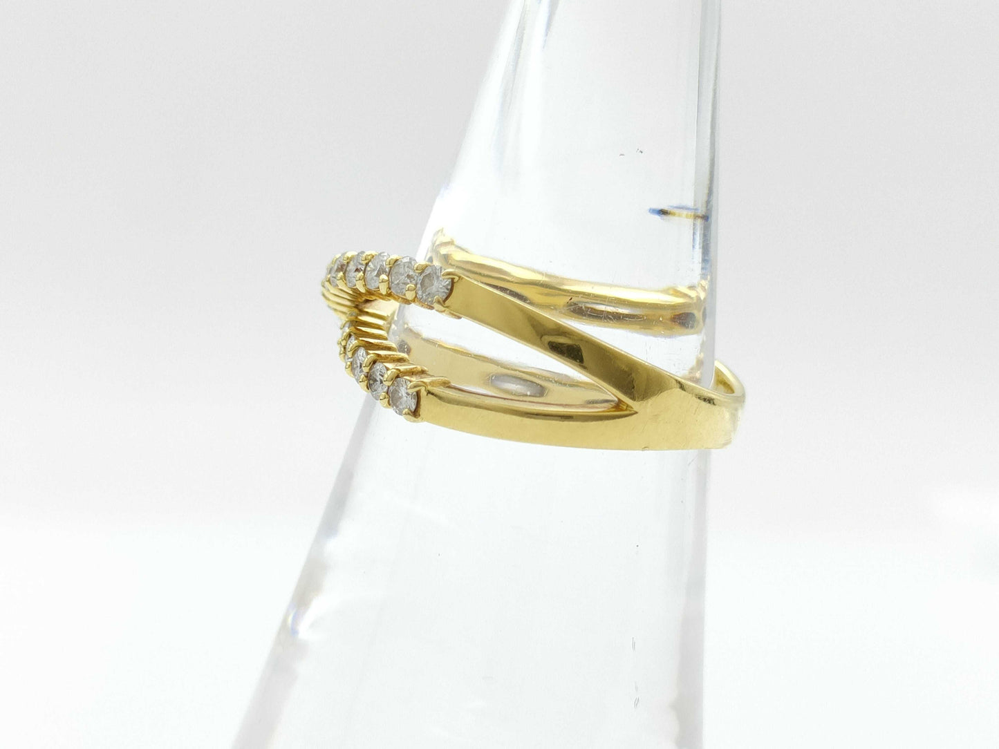 D0.75ct K18 4.0g Ring