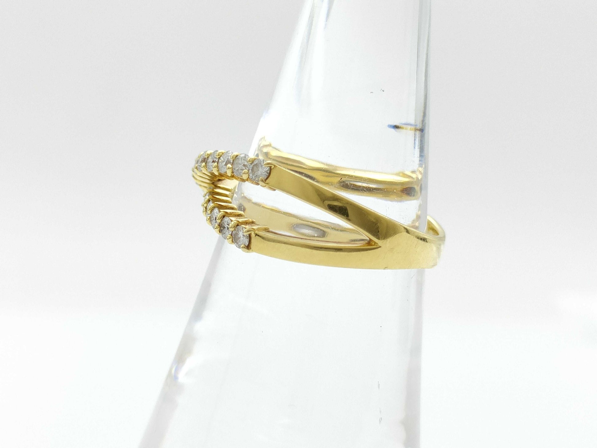 D0.75ct K18 4.0g Ring