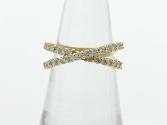 D0.75ct K18 4.0g Ring