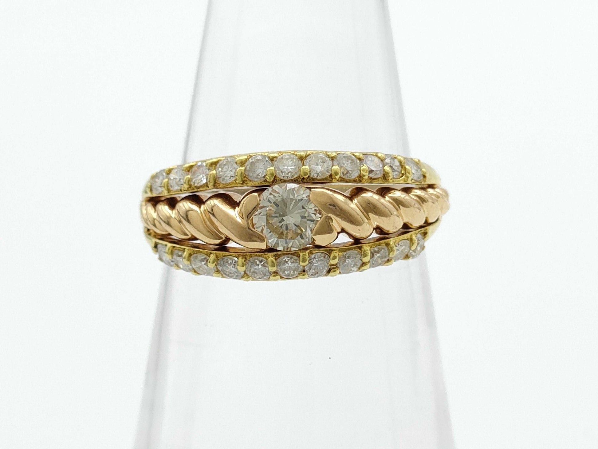 D0.60ct K18 3.7g Ring