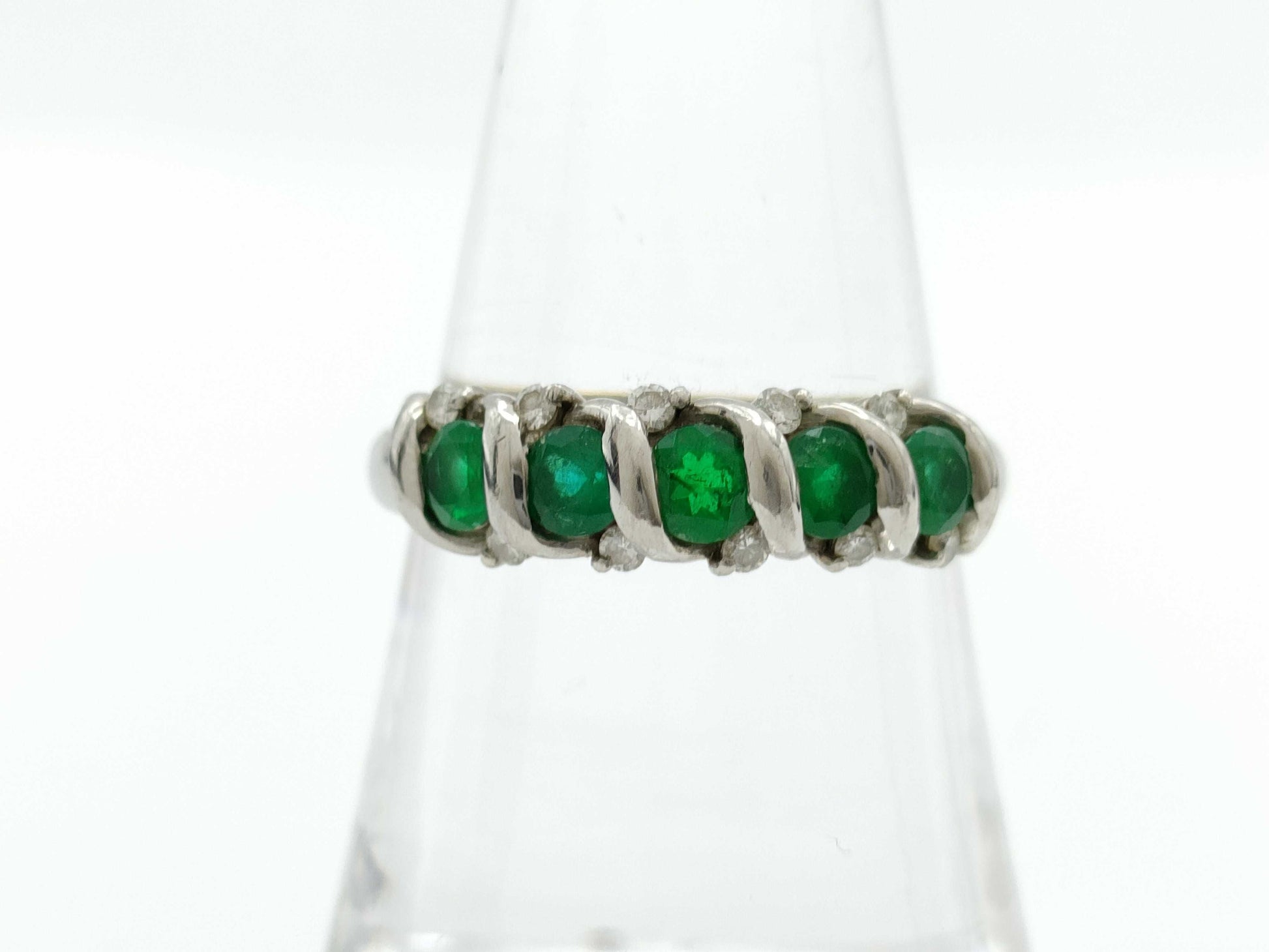 E0.76ct D0.13ct PT900 6.2g Ring