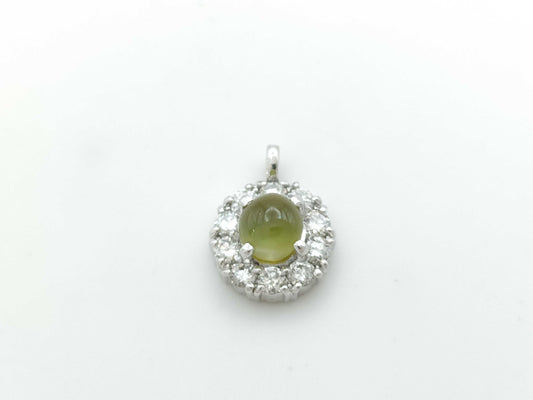 CE0.792ct D0.31ct PT900 2.0g Pendant Top