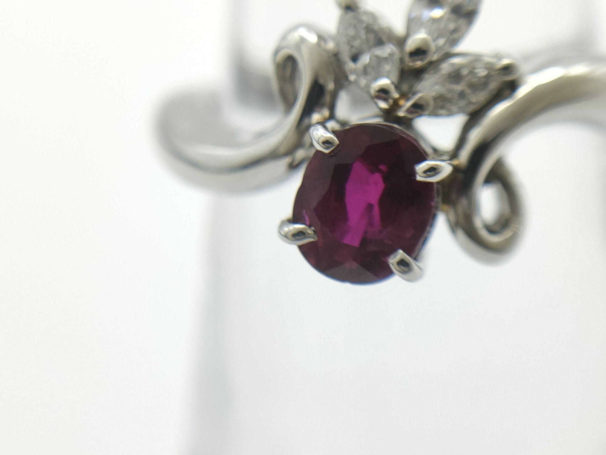 R0.641ct D0.22ct PT900 6.7g Ring
