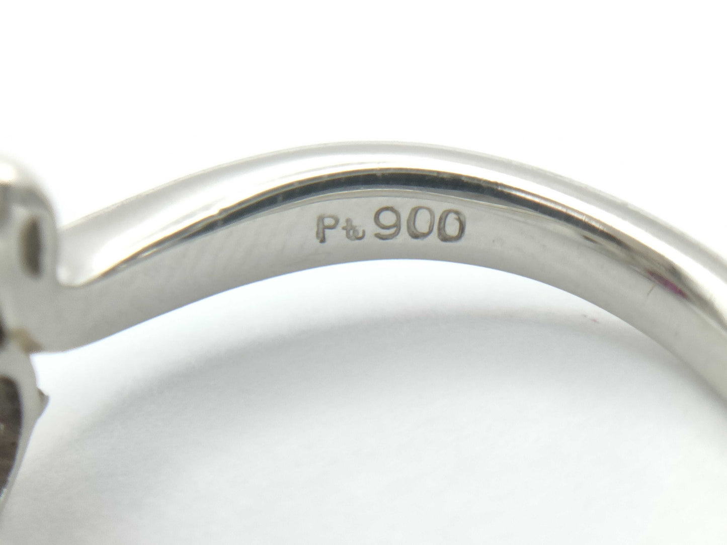 R0.641ct D0.22ct PT900 6.7g Ring