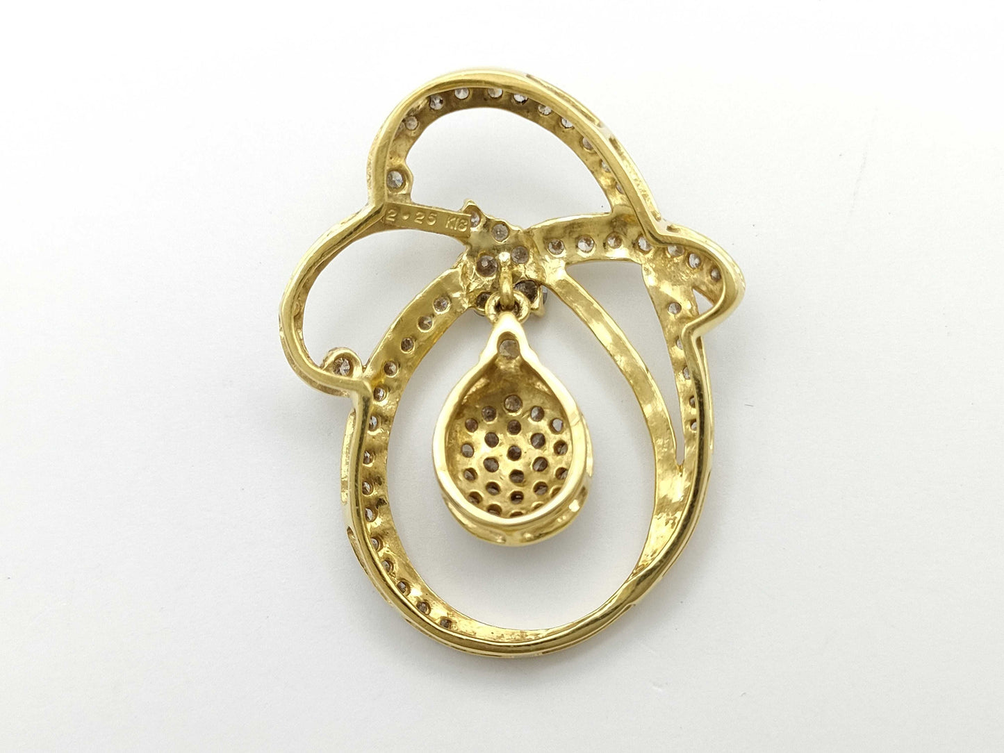 D2.25ct K18 10.6g Pendant Top