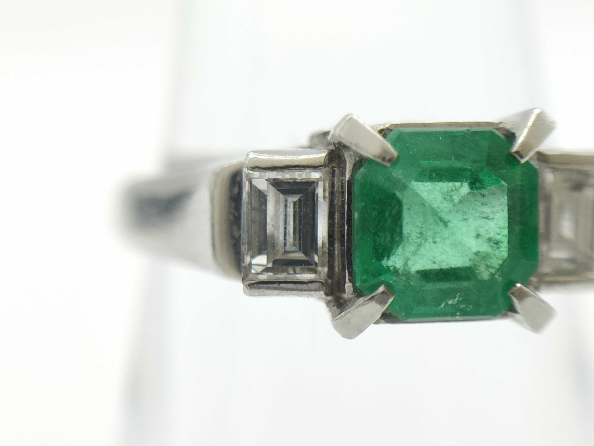 E0.81ct D0.35ct PT900 5.2g Ring