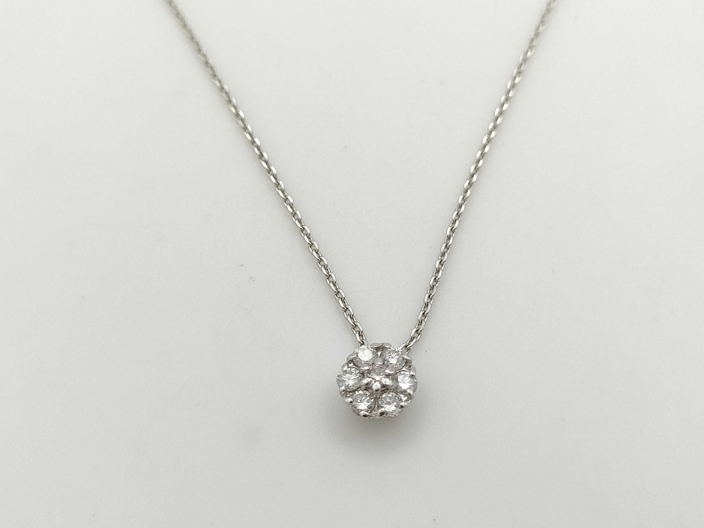 PD0.03ct D0.18ct PT850 2.5g Necklace