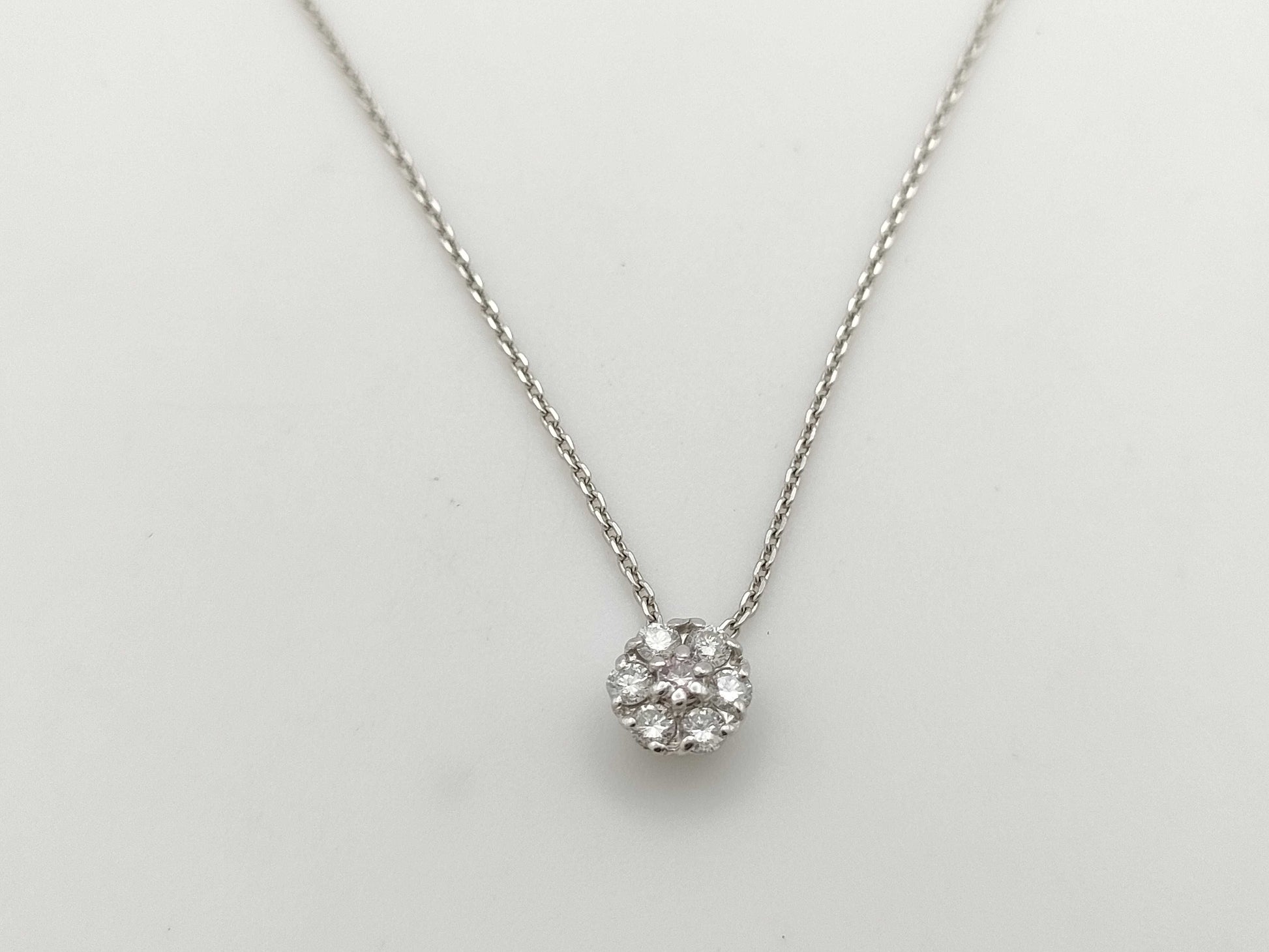 PD0.03ct D0.18ct PT850 2.5g Necklace