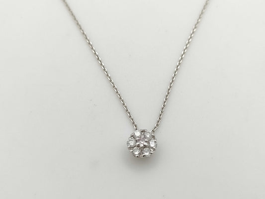 PD0.03ct D0.18ct PT850 2.5g Necklace