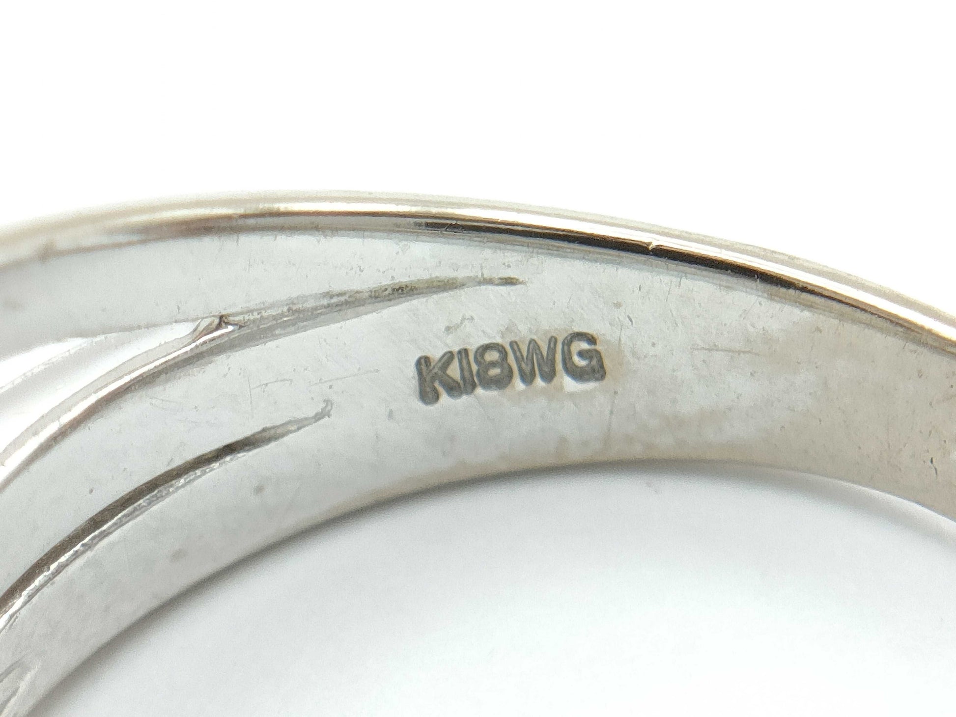 D0.177ct D0.42ct K18WG 6.3g Ring