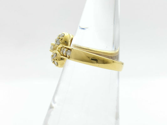 D1.00ct K18 6.4g Ring