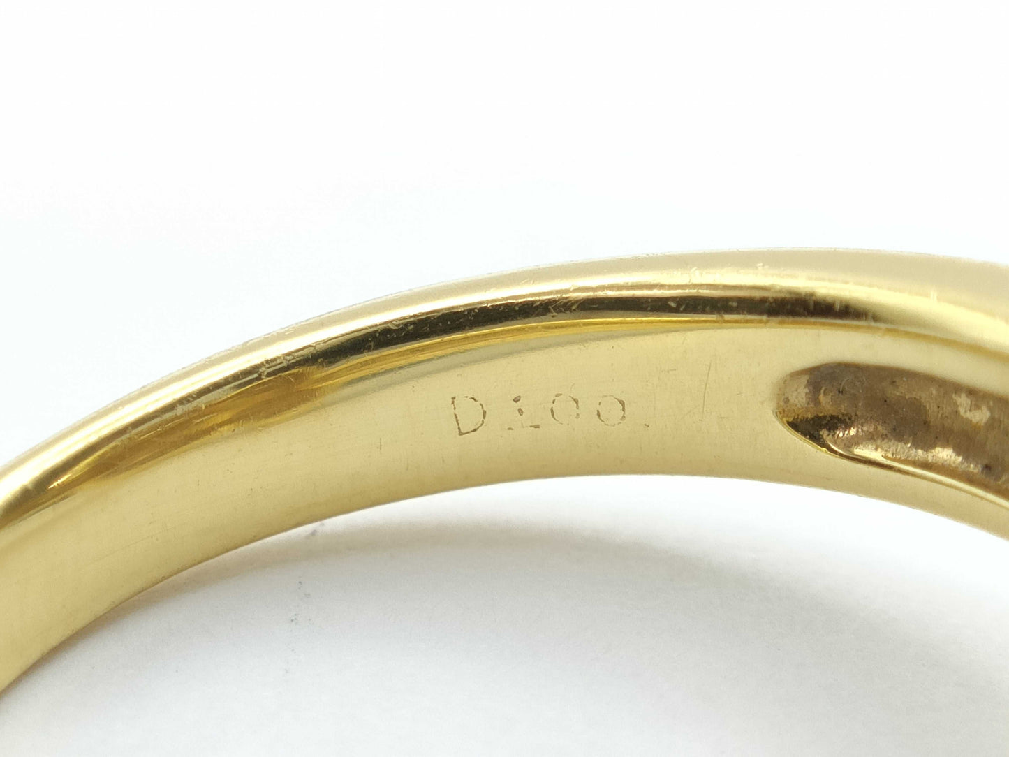 D1.00ct K18 6.4g Ring