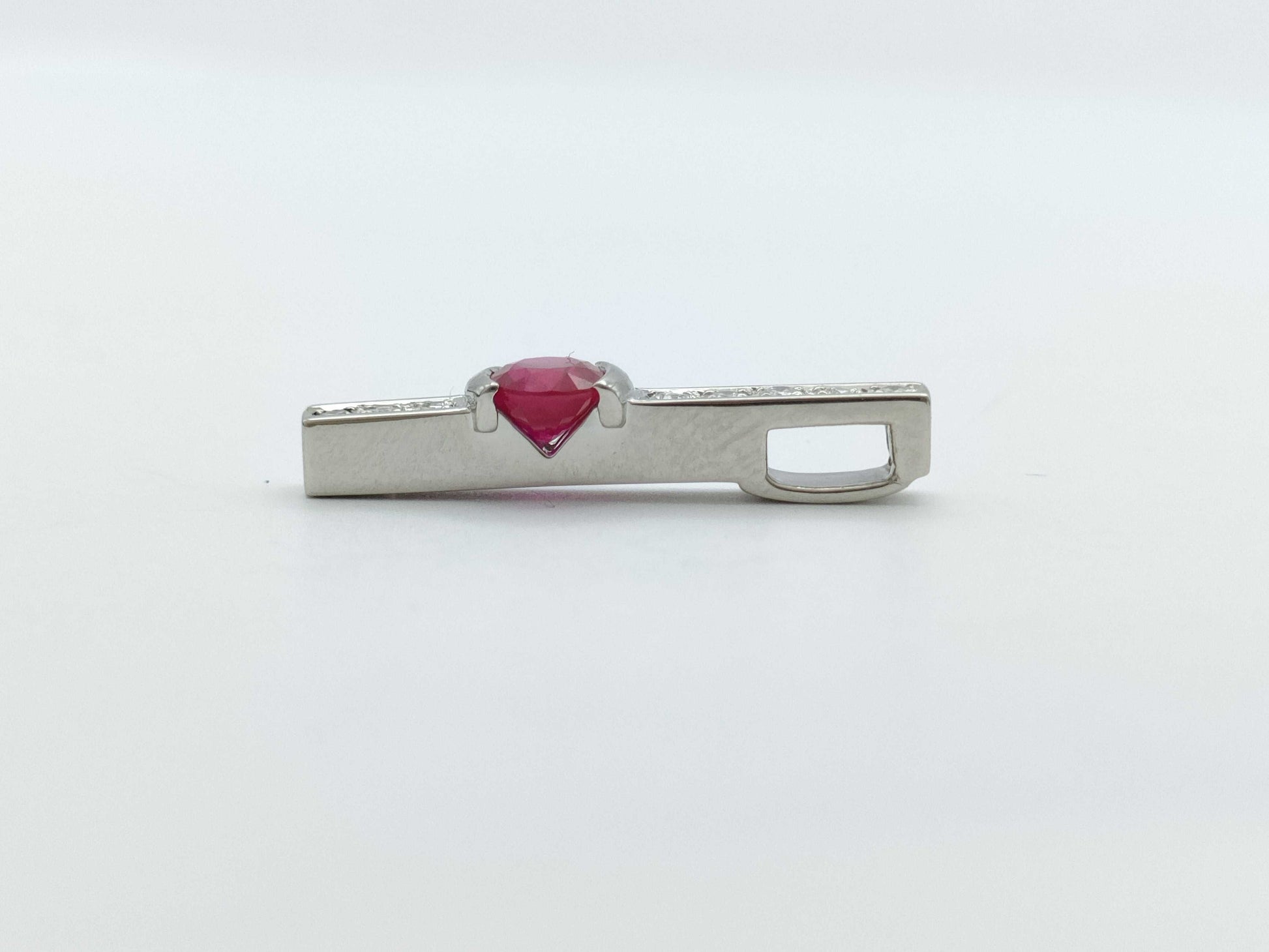 TASAKI R0.79ct D0.13ct PT900 3.4g Pendant Top